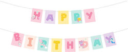 Banner "happy Birthday" Gabby's Dollhouse Series