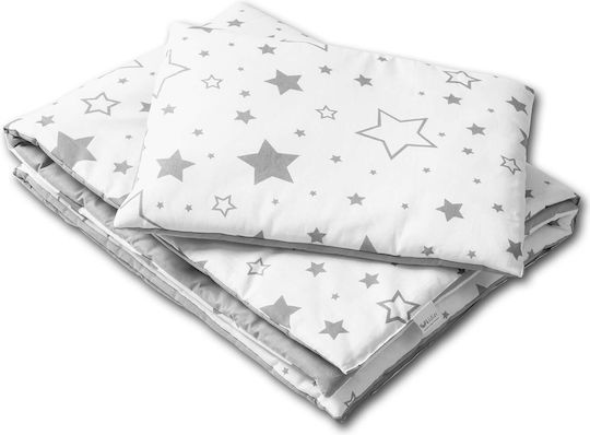 Kidizi Baby Bettbezug Set mit Kissenbezug Grey 75x100cm.