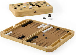 Umbra Board Game 2 in 1 Chess Backgammon Wooden Natural Blitz 7.4x5.8 Umbra Board Game 2 in 1 Chess Backgammon Wooden Natural Blitz 7.4x5.8