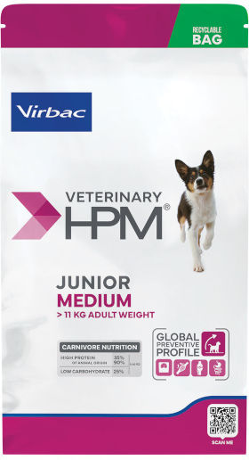 Virbac Junior 3kg Dry Food for Medium Breed Dogs