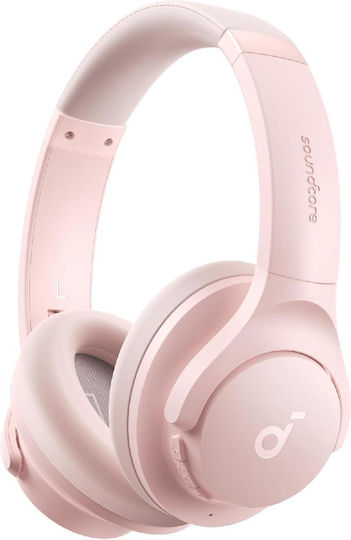 Soundcore by Anker Q20i Wireless / Wired Over Ear Headphones with 40 hours of Operation and Quick Charge Pink