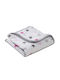 Kidizi Pătură Pepinieră Swaddling pături 100% bumbac Roz 120x120cm