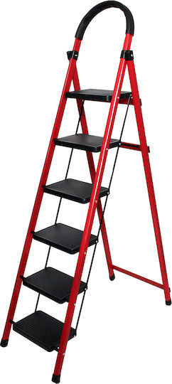 Keskor Ladder Metallic with 6 Steps