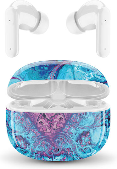Cellular Line Music Sound In-ear Bluetooth Handsfree Ακουστικά με Θήκη Φόρτισης Blue Wave