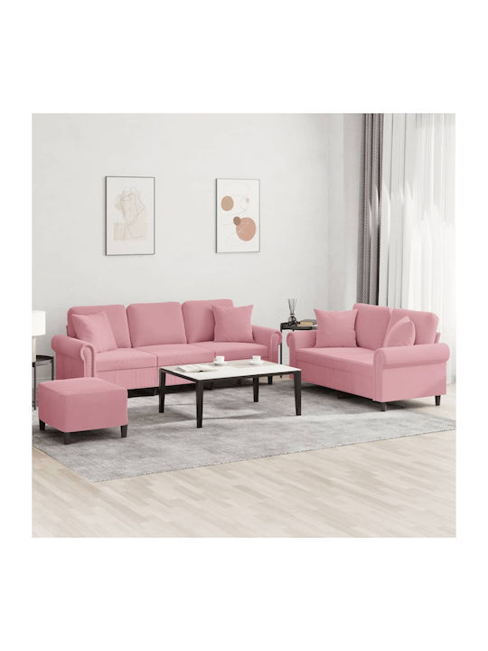 Σετ Σαλονιού 3-Sitzer & 2-Sitzer & Hocker
