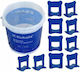 Tile Spacers Tile Leveling Clips 800 Pieces + Bucket