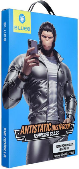 Strong 5D 0.26mm Tempered Glass Μαύρο (Galaxy A35Oppo A55)