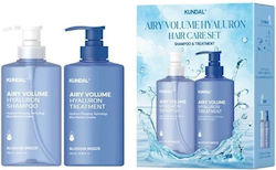 Kundal Airy Volume Hyaluron Hair Care Set Σετ Θεραπείας Μαλλιών 2τμχ Kundal Airy Volume Hyaluron Hair Care Set Σετ Θεραπείας Μαλλιών 2τμχ