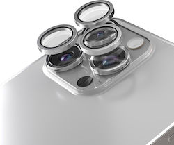 Etteri Tempered Glass Camera Protector Silver for iPhone 16 Pro / 16 Pro Max