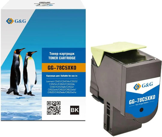G&g Premium Toner 8.5k Lexmark 78c2xk0 Black Return Program