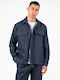 Дълъг Ръкав Overshirt Син