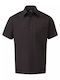 Short Sleeve Shirt in Regular Fit Black