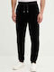 Sweatpants with Elastic Black