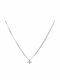 Colier din Aur alb 18k cu Diamant