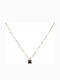 Halskette aus Roségold 18k mit Diamant