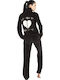 Sweatpants Jogger Velvet Black