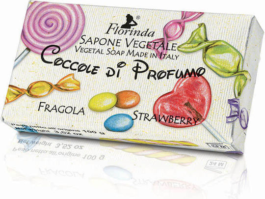La Dispensa Φυτικό Σαπούνι 100gr Soaps Strawberry Baby Collection Πολύχρωμο