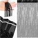 Ruhhy Decorative Curtain 2x1m Black 26172 18454-0