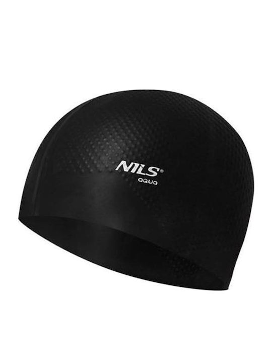 Silikon Badekappe Nils Aqua Nqc Schwarze Punkte