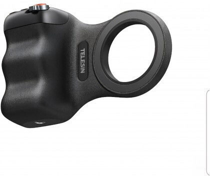 Smart Magnetic Grip Telesin Fun Shot P1-mp-10 Gen2 Zoom Control Telecomandă Bluetooth Compatibilă iPhone Air 16 15 14 13 12 Negru