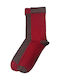 ME-WE Women's Solid Color Socks Brown/Red 2Pack