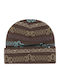 Beanie Männer Beanie Gestrickt in Braun Farbe