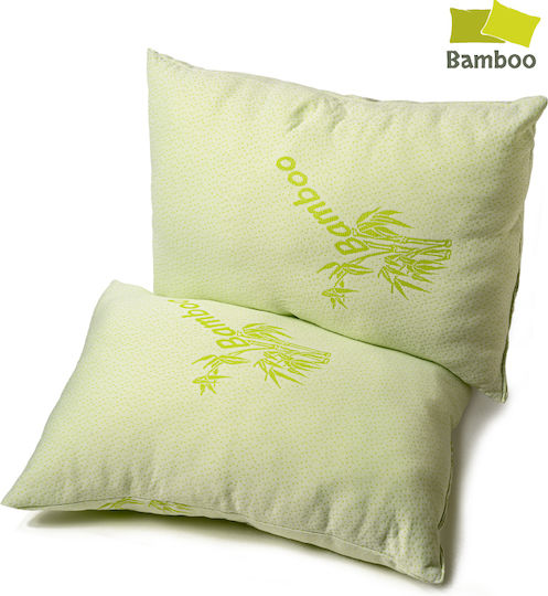 Go Smart Home Bamboo Bed Pillow Cotton Made 50x70cm 2 Pieces