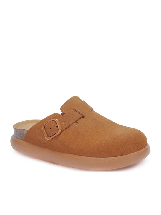 Scholl Fae Anatomical Leather Women's Slippers ...