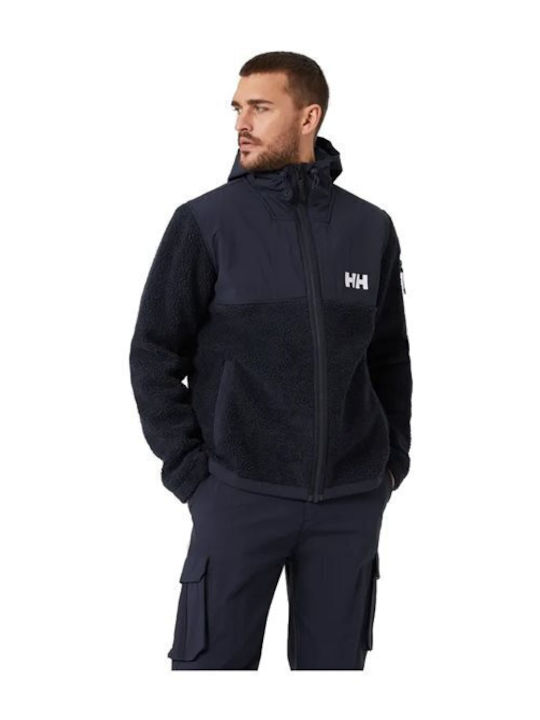 Patrol Men's Fleece Cardigan Navy Blue