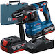 Bosch Impact Demolition Hammer Battery 18V 2x4Ah with Chuck SDS Plus 0611924021