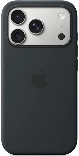 Apple Silicone Case with MagSafe Umschlag Rückseite Silikon Schwarz (iPhone 17 Pro)