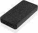 Sandstrom Power Bank 20000mAh 30W με Θύρα USB-A και 2 Θύρες USB-C Μαύρο