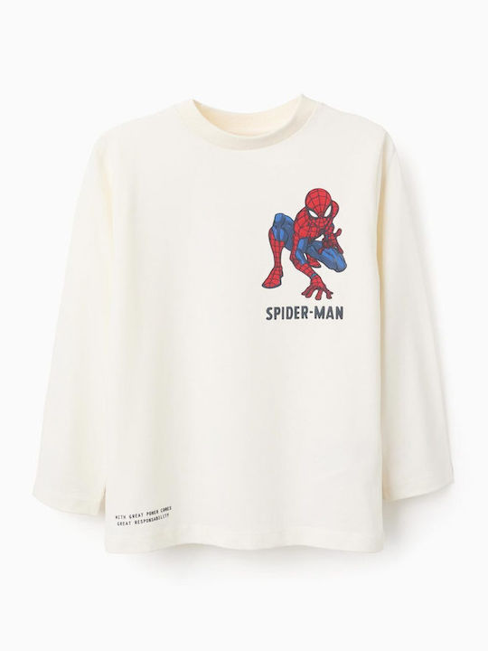 Kids' Shirt Long Sleeve Light Beige