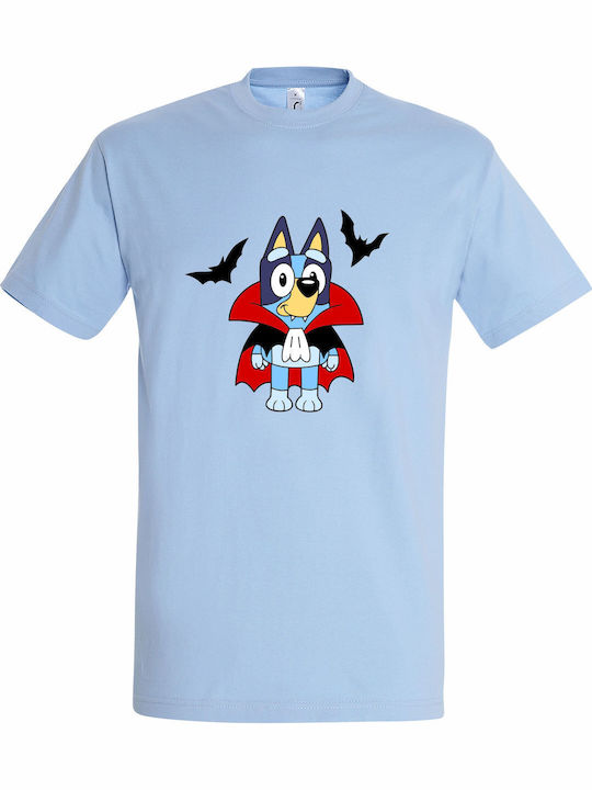kirikoko Tricou pentru copii Sky Blue Bluey Dra...