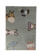 Tzikas Carpets 76777-240 Παιδικό Χαλί Αυτοκινητόδρομος Γκρι 160x230cm