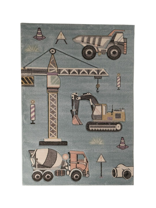 Tzikas Carpets 76888-230 Детско килимче Път Син 200x250см