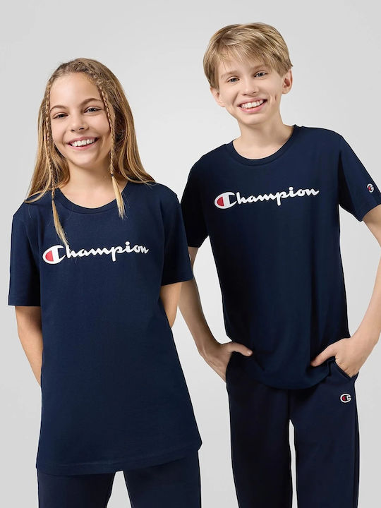 Champion Παιδικό T-shirt Navy Μπλε