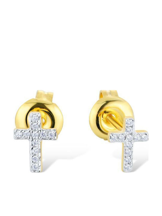 Sorelly Cercei din Aur 14K cu Diamant