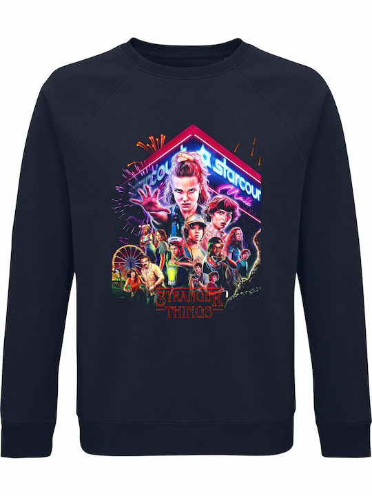 kirikoko Kids Sweatshirt Navy Stranger Things U...