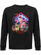 Kids Sweatshirt Black Stranger Things Unique Graphic Poster