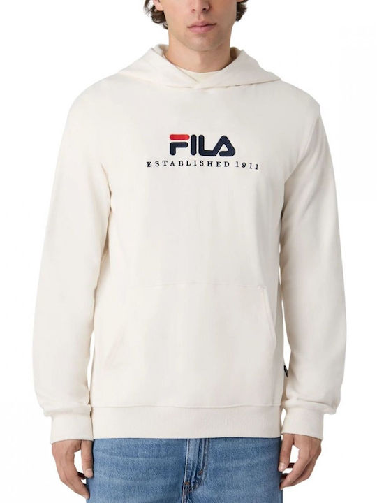 FILA Φούτερ με Κουκούλα Μπεζ