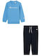 Kids Sweatpants Set Turquoise