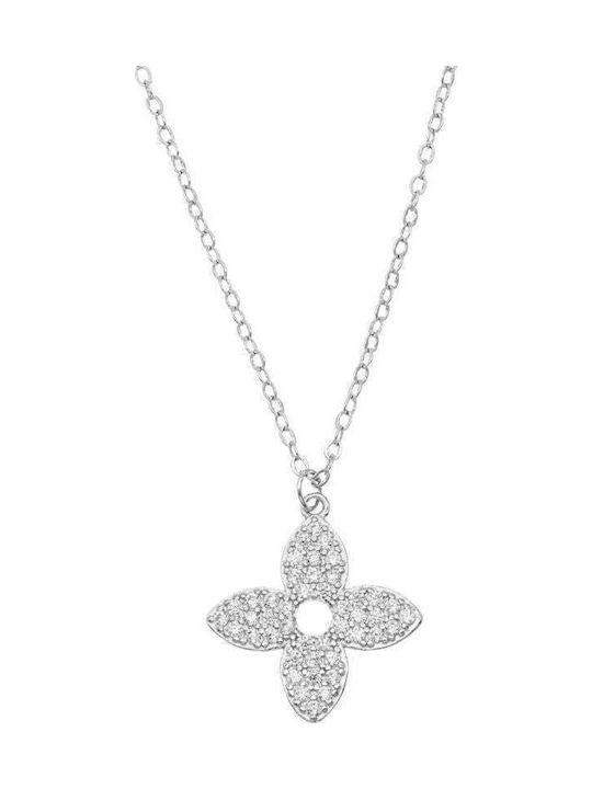 Sorelly Charm mit Design Blume aus Silber
