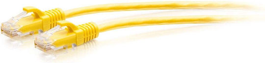 C2G U/UTP Cat.6a Ethernet Network Cable 2.1m Yellow 1pcs