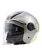 STR Strike Motorcycle Helmet Jet ECE 22.06 with Sun Visor