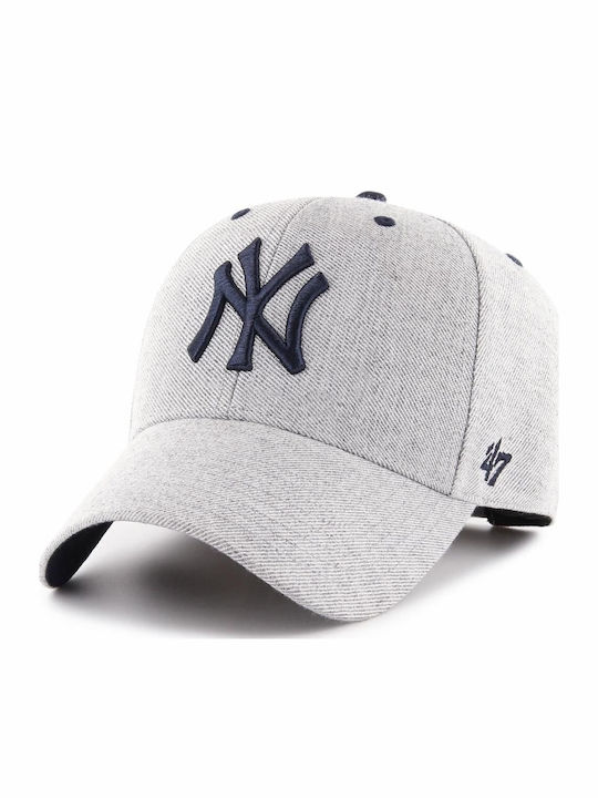 `47 Brand New York Yankees Storm Cloud B-stmcd17whv-cc Cap Gray Osfm