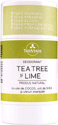 Natural Deodorant Tea Tree Lime Trio Verde 60 g