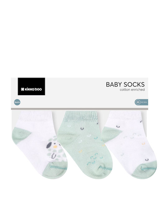 Kikka Boo Kids' Socks Sleepy Sheep Green 3 Pairs