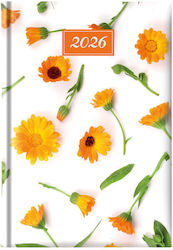 Ημερολόγιο Ημερήσιο 2026 Θεοφύλακτος 14.5x20.5cm Marigold Λευκό 6899902 Ημερολόγιο Ημερήσιο 2026 Θεοφύλακτος 14.5x20.5cm Marigold Λευκό 6899902