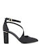 Pumps mit Riemchen Schwarz